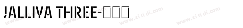 jalliya three字体转换